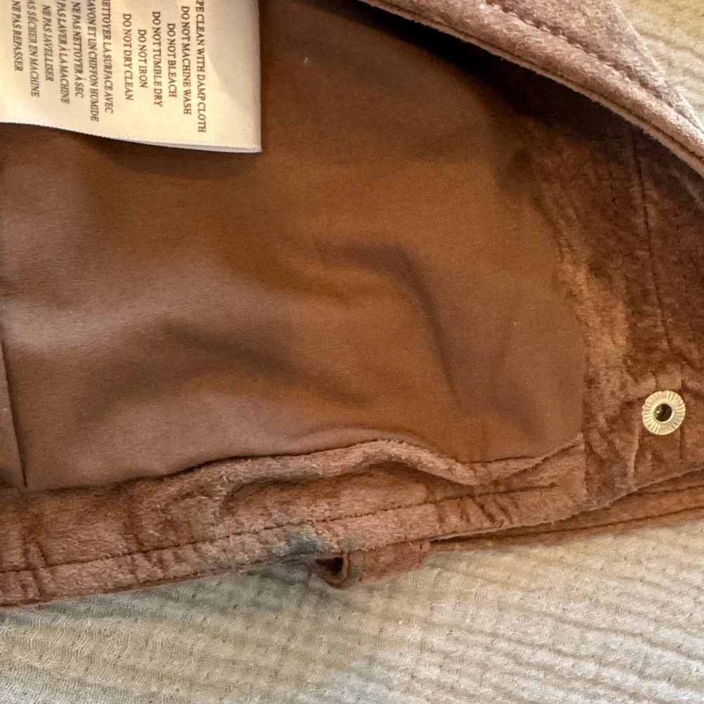 Blank NYC Tan Suede Leather Jacket - Picture 4 of 5